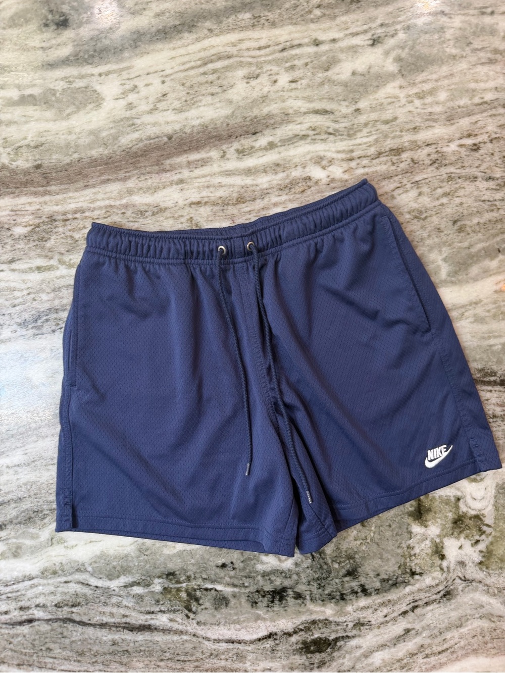 Nike Navy Blue Athletic Shorts
Size Medium